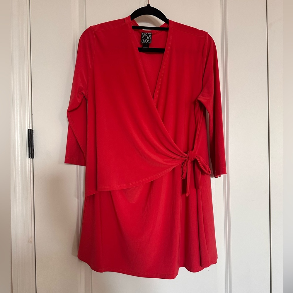 CLARA SUNWOO Wrap Top